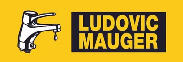 Logo d'un artisan plombier avec un lavabo