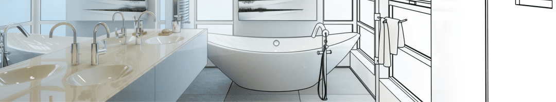 image d'une salle de bain en conception